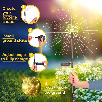 LED Garden Light Solar Waterproof Jellyfish Lawn Lamp - LED Garden Light - ZTree - Mad Fly Essentials