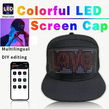 LED Glow Message Baseball Cap Hat - Mad Fly Essentials