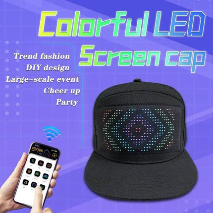 LED Glow Display Message Baseball Hat - Hat - LEDIT - Mad Fly Essentials
