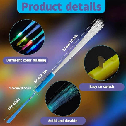 Fiber Night Glow Stick LED Party Light - Mad Fly Essentials