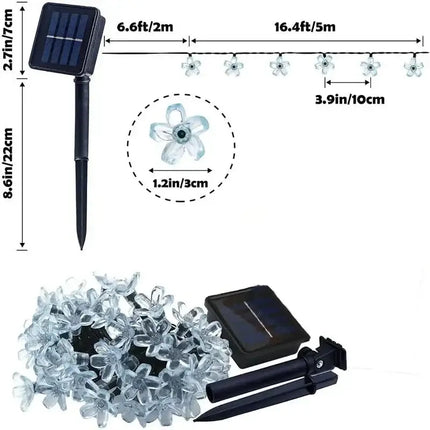 LED Landscape Light Garden Blossom Floral Garlands LED Landscape Light LBTFA Mad Fly Essentials