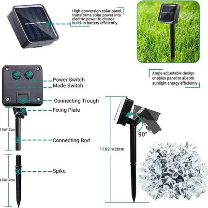 LED Landscape Light Garden Blossom Floral Garlands LED Landscape Light LBTFA Mad Fly Essentials
