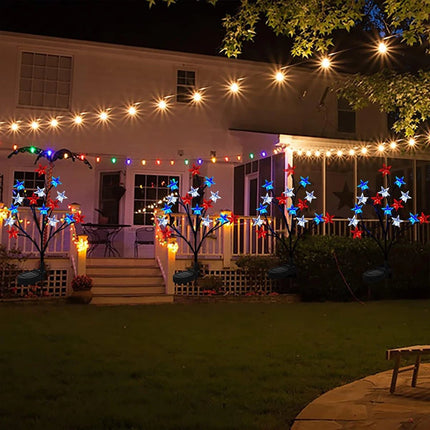 LED Landscape Light Red White Blue Star Solar Lights LED Landscape Light TIMULT Mad Fly Essentials