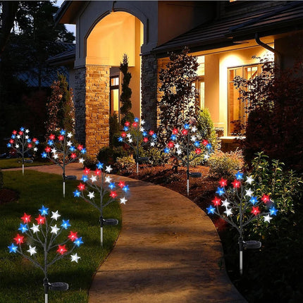 LED Landscape Light Red White Blue Star Solar Lights LED Landscape Light TIMULT Mad Fly Essentials