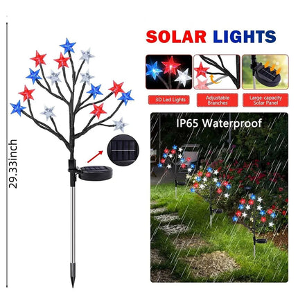 LED Landscape Light Red White Blue Star Solar Lights LED Landscape Light TIMULT Mad Fly Essentials