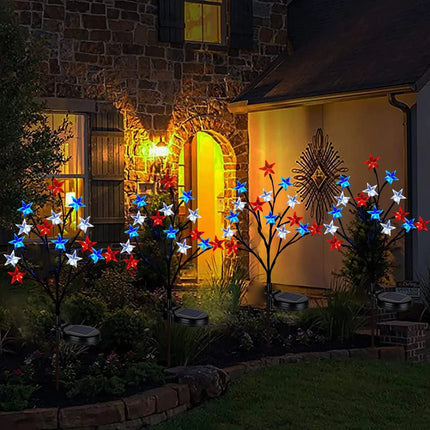 LED Landscape Light Red White Blue Star Solar Lights LED Landscape Light TIMULT Mad Fly Essentials