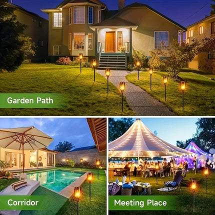 LED Landscape Light Solar Flickering Flame Garden Lawn Lamp - LED Landscape Light - Toifucos - Mad Fly Essentials