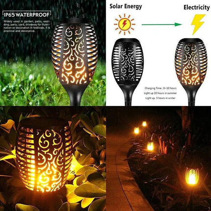 LED Landscape Light Solar Flickering Flame Garden Lawn Lamp - LED Landscape Light - Toifucos - Mad Fly Essentials