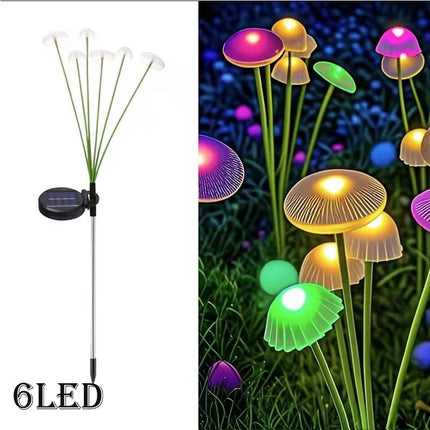 LED Landscape Light Solar Jellyfish Mushroom Outdoor Floral Lawn Lamp - LED Landscape Light - Vecli - Mad Fly Essentials