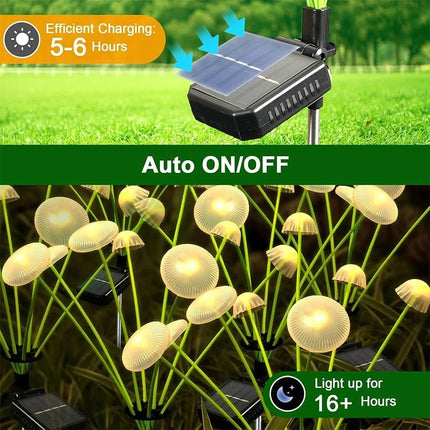 LED Landscape Light Solar Jellyfish Mushroom Outdoor Floral Lawn Lamp - LED Landscape Light - Vecli - Mad Fly Essentials