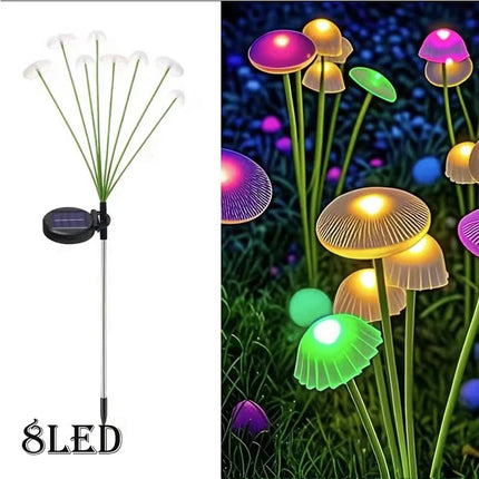 LED Landscape Light Solar Jellyfish Mushroom Outdoor Floral Lawn Lamp - LED Landscape Light - Vecli - Mad Fly Essentials