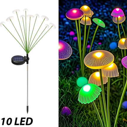 LED Landscape Light Solar Jellyfish Mushroom Outdoor Floral Lawn Lamp - LED Landscape Light - Vecli - Mad Fly Essentials