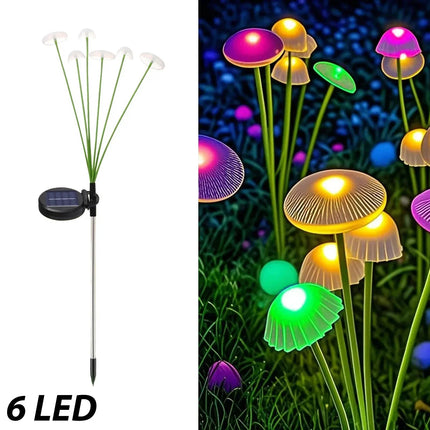 LED Landscape Light Solar Jellyfish Mushroom Outdoor Floral Lawn Lamp - LED Landscape Light - Vecli - Mad Fly Essentials