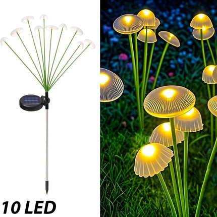 LED Landscape Light Solar Jellyfish Mushroom Outdoor Floral Lawn Lamp - LED Landscape Light - Vecli - Mad Fly Essentials