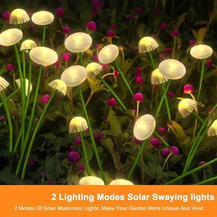 LED Landscape Light Solar Jellyfish Mushroom Outdoor Floral Lawn Lamp - LED Landscape Light - Vecli - Mad Fly Essentials