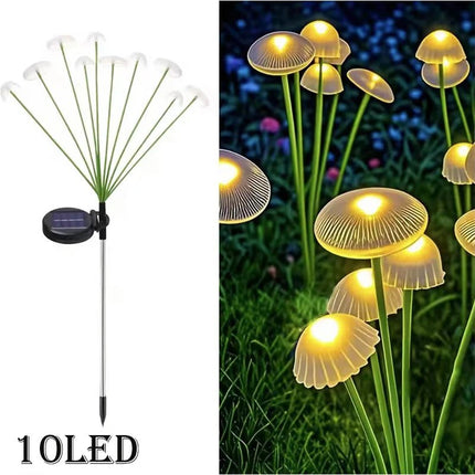 LED Landscape Light Solar Jellyfish Mushroom Outdoor Floral Lawn Lamp - LED Landscape Light - Vecli - Mad Fly Essentials