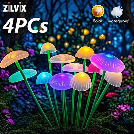 LED Landscape Light Solar Jellyfish Mushroom Outdoor Floral Lawn Lamp - LED Landscape Light - Vecli - Mad Fly Essentials