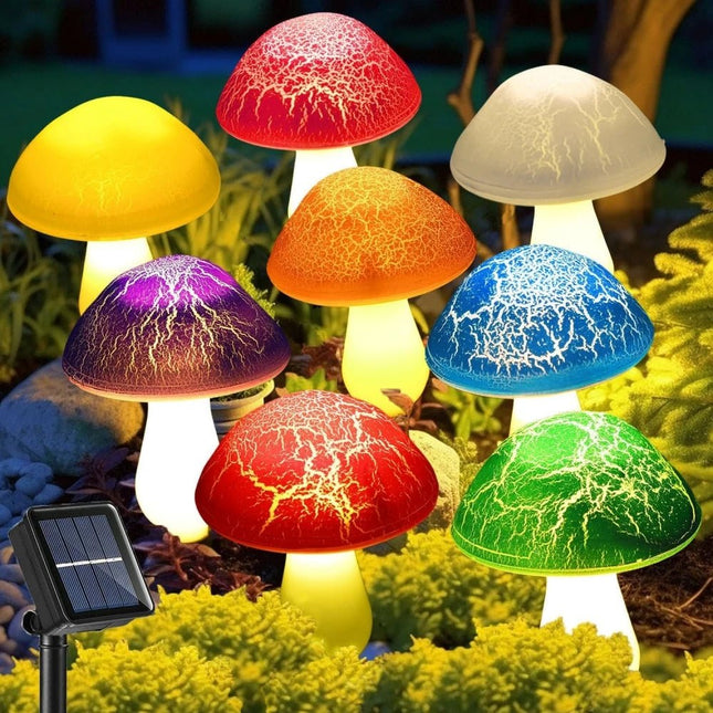 LED Landscape Light Solar Mushroom String Outdoor Lamp - LED Landscape Light - Warm like home - Mad Fly Essentials