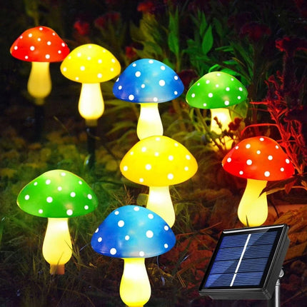 LED Landscape Light Solar Mushroom String Outdoor Lamp - LED Landscape Light - Warm like home - Mad Fly Essentials