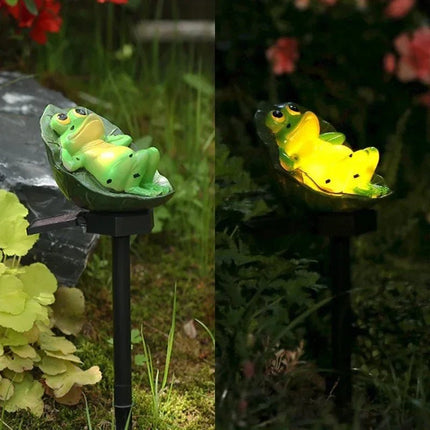 LED Landscape Light Solar Outdoor Frog Resin Lawn Lamp - LED Landscape Light - STRYVISM - Mad Fly Essentials