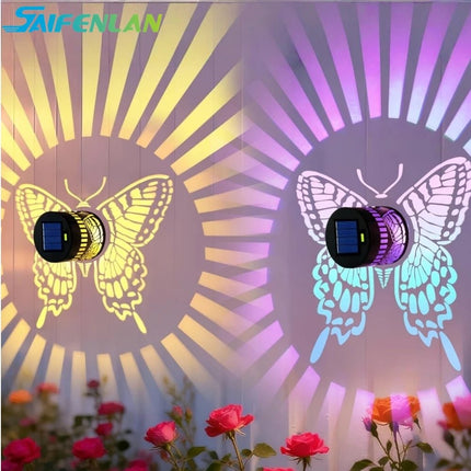 LED Landscape Light Solar RGBWW Shadow Projector Landscape Light - LED Landscape Light - Nosinconn - Mad Fly Essentials
