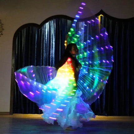 LED Luminescent Belly Dancing Cloak Costume - Costume - LEDP - Mad Fly Essentials