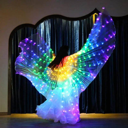 LED Luminescent Belly Dancing Cloak Costume - Costume - LEDP - Mad Fly Essentials