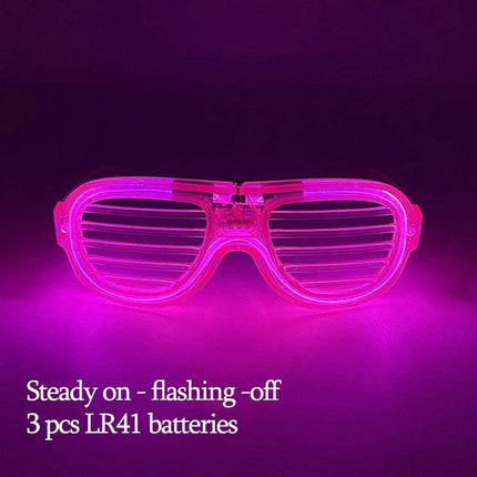LED Luminous Club Music 3D Glasses Party Essentials - Party Essentials - YEAHUI EL - Mad Fly Essentials