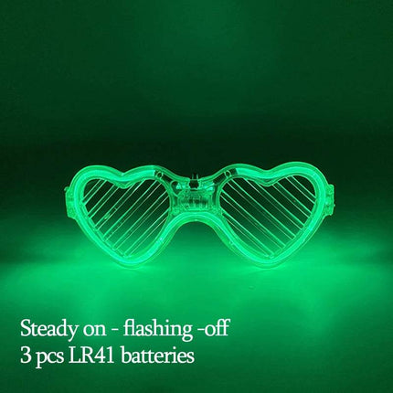 LED Luminous Club Music 3D Glasses Party Essentials - Party Essentials - YEAHUI EL - Mad Fly Essentials