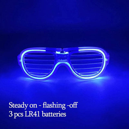 LED Luminous Club Music 3D Glasses Party Essentials - Party Essentials - YEAHUI EL - Mad Fly Essentials