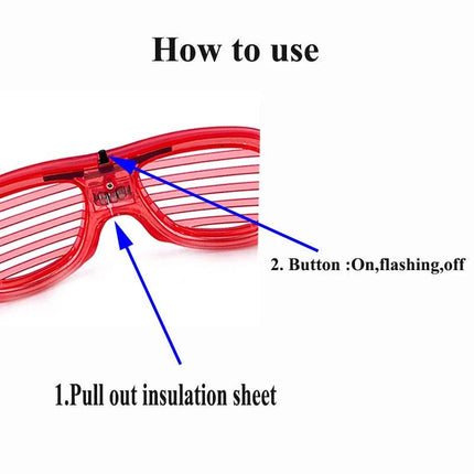 LED Luminous Club Music 3D Glasses Party Essentials - Party Essentials - YEAHUI EL - Mad Fly Essentials