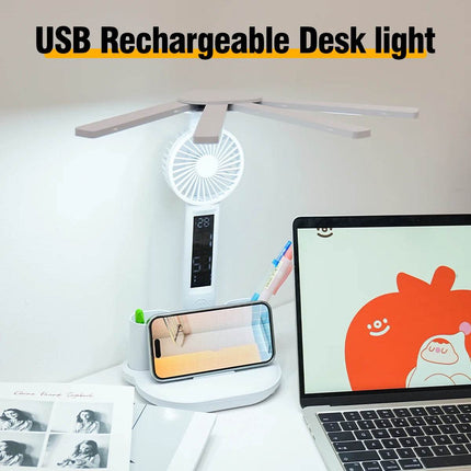 LED Multifunctional Fan Table Desk Lamp - Desk Lamp - COLSUR - Mad Fly Essentials