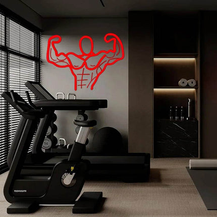 Led Neon Fitness Gym Wall Sign Decor - Sign Decor - GXFC Lighting - Mad Fly Essentials