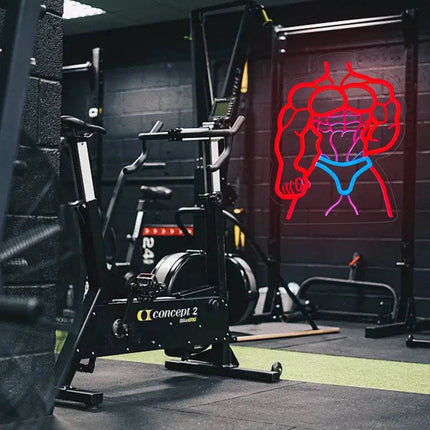 Led Neon Fitness Gym Wall Sign Decor - Sign Decor - GXFC Lighting - Mad Fly Essentials