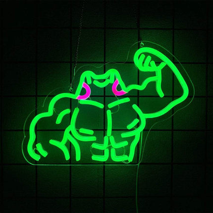 Led Neon Fitness Gym Wall Sign Decor - Sign Decor - GXFC Lighting - Mad Fly Essentials