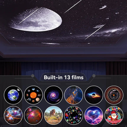 LED Night Light 12N1 Galaxy Star Meteor Projector - LED Night Light - TouCloud - Mad Fly Essentials