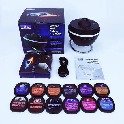 LED Night Light 12N1 Galaxy Star Meteor Projector - LED Night Light - TouCloud - Mad Fly Essentials