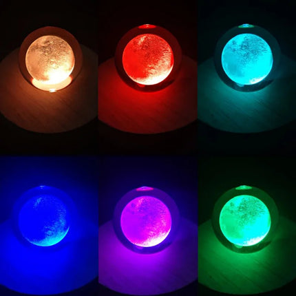 LED Night Light 3D Crystal Planet Saturn Night Light - LED Night Light - Ouio - Mad Fly Essentials