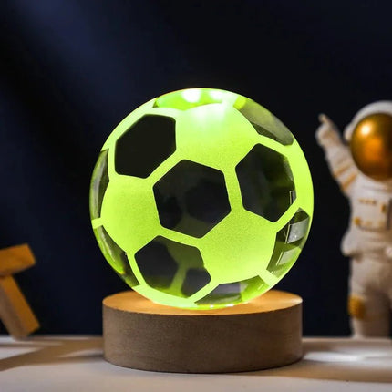 LED Night Light 3D Crystal Planet Saturn Night Light - LED Night Light - Ouio - Mad Fly Essentials