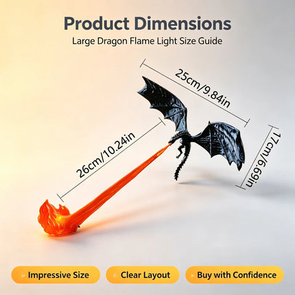LED Night Light 3D Dragon Halloween Desktop Lamp - LED Night Light - airinou - Mad Fly Essentials
