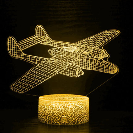 LED Night Light Airplane 3D USB Lamp - LED Night Light - Airinou - Mad Fly Essentials