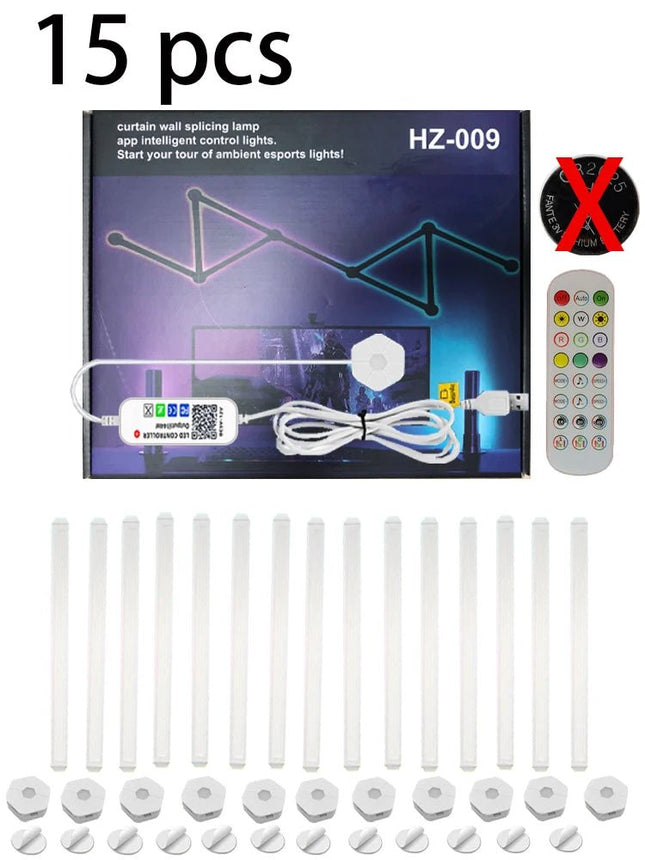 LED Night Light Dynamic Smart 16M+ Colors RGB Wall Strip Night Light - LED Night Light - AIOPP - Mad Fly Essentials