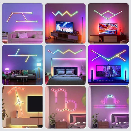 LED Night Light Dynamic Smart 16M+ Colors RGB Wall Strip Night Light - LED Night Light - AIOPP - Mad Fly Essentials