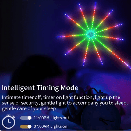 LED Night Light Fireworks RGB Dream Meteor Lamp - LED Night Light - LiHangStar - Mad Fly Essentials