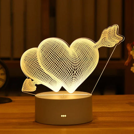 LED Night Light Funny Cat 3D Optical Illusion Night Lamp - LED Night Light - LEDIT - Mad Fly Essentials