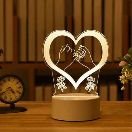 LED Night Light Funny Cat 3D Optical Illusion Night Lamp - LED Night Light - LEDIT - Mad Fly Essentials