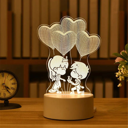 LED Night Light Funny Cat 3D Optical Illusion Night Lamp - LED Night Light - LEDIT - Mad Fly Essentials