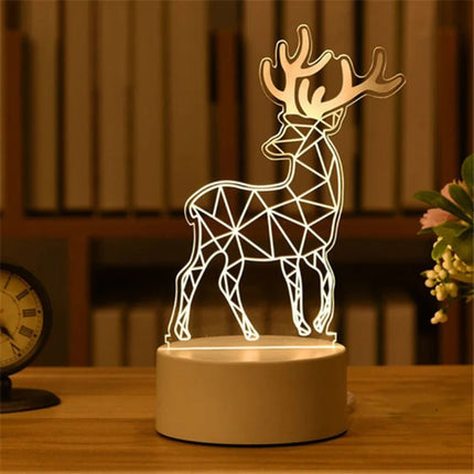 LED Night Light Funny Cat 3D Optical Illusion Night Lamp - LED Night Light - LEDIT - Mad Fly Essentials