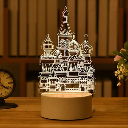 LED Night Light Funny Cat 3D Optical Illusion Night Lamp - LED Night Light - LEDIT - Mad Fly Essentials