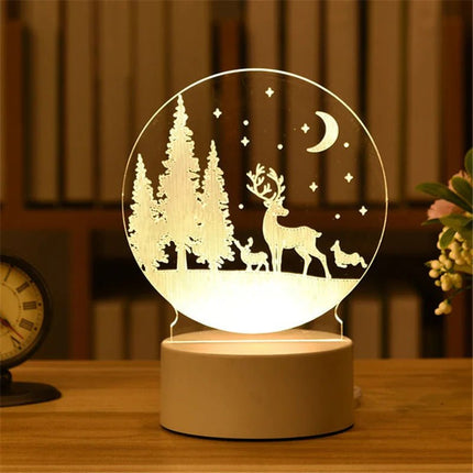 LED Night Light Funny Cat 3D Optical Illusion Night Lamp - LED Night Light - LEDIT - Mad Fly Essentials